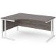 Maestro Cantilever Ergonomic Corner Office Desk